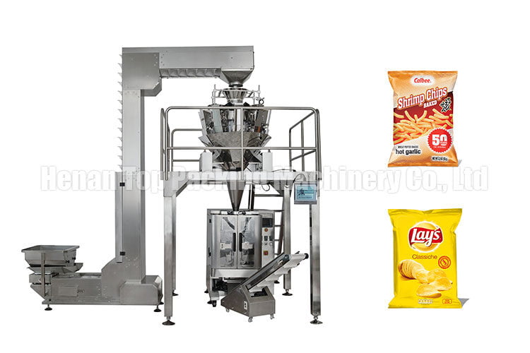 Multi-head combination weigher packing equipment
