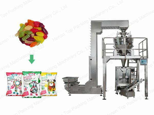 Multi head weigher candy packing machine
